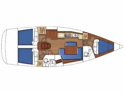 Croatia charter and sailing - Sailing boat - Beneteau Oceanis 40 (code:ULT43) - Dubrovnik - Riviera Dubrovnik  - Croatia - Beneteau Oceanis 40 (code:ULT43): 