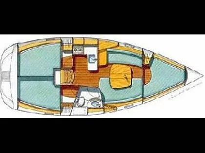 Croatia charter and sailing - Sailing boat - Oceanis 331 (code:WPO9) - Dubrovnik - Riviera Dubrovnik  - Croatia - Oceanis 331 (code:WPO9): 