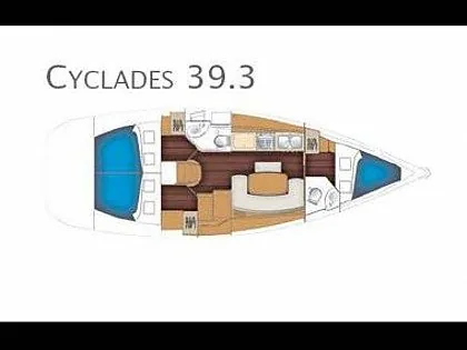 Croatia charter and sailing - Sailing boat - Cyclades 39 ( WPO55) - Dubrovnik - Riviera Dubrovnik  - Croatia - Cyclades 39 ( WPO55): 