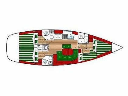 Croatia charter and sailing - Sailing boat - Beneteau Oceanis 423 (code:ULT51) - Dubrovnik - Riviera Dubrovnik  - Croatia - Beneteau Oceanis 423 (code:ULT51): 