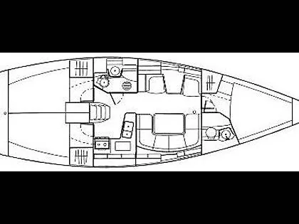Croatia charter and sailing - Sailing boat - Beneteau Oceanis 411 (code:PLA 133) - Trogir