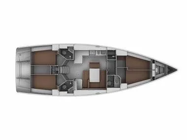Croatia charter and sailing - Sailing boat - Bavaria 40 Cruiser (code:PLA 455) - Trogir