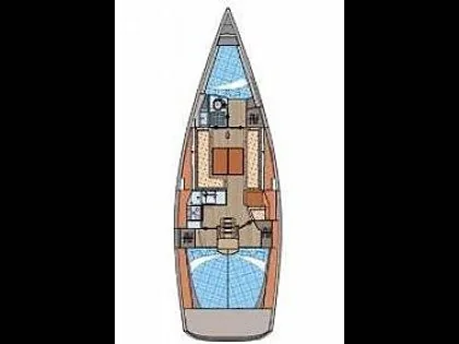 Croatia charter and sailing - Sailing boat - Bavaria 44 (code:PLA 313) - Trogir
