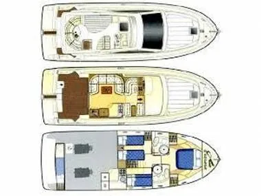 Motor boat - Ferretti 460 (CBM Realtime) - Punat - Island Krk