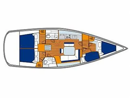 Sailing boat - Sun Odyssey 43  (CBM Realtime) - Split - Riviera Split